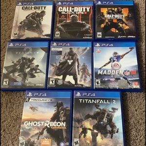 PlayStation 4 Game Lot